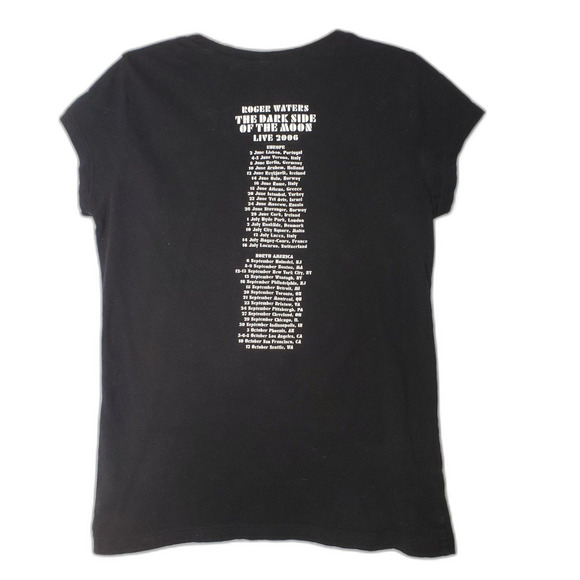 ROGER WATERS Dark Side of The Moon Live 2006 Concert T Shirt Womens Size Large - Picture 7 of 8